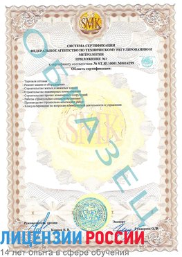 Образец сертификата соответствия (приложение) Аша Сертификат ISO 14001